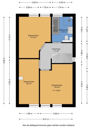 Floorplan - Taco Haringastraat 18, 9626 TM Schildwolde
